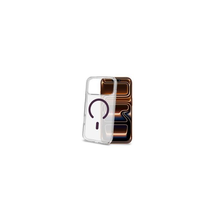 Celly Gelskin Magsafe Trasp. Cover Iphone 18 PRO Max/17 Pro Max Chr