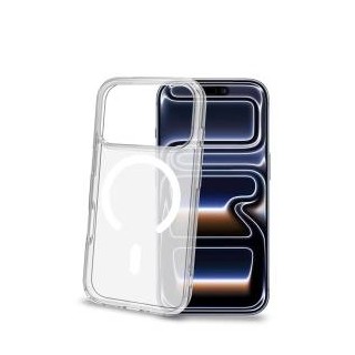 Celly Gelskin Magsafe Trasp. Cover Iphone 18 PRO/17 Pro Bianco