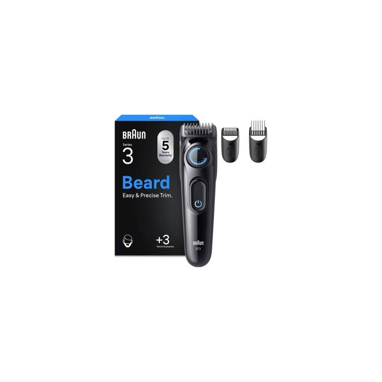 Braun Regolabarba Trimmer Series 3 BT3520 Black/Blue