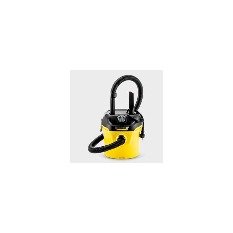 Karcher Aspirapolvere Bidone Liquidi+Solidi 12Lt 1000w C/Ruote