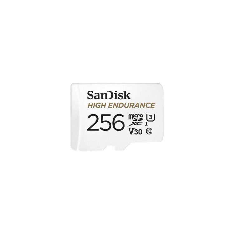 SanDisk HIGH Endurance MicroSDXC-I 256GB C10 UHS U3 100MB/s + Ad.SD