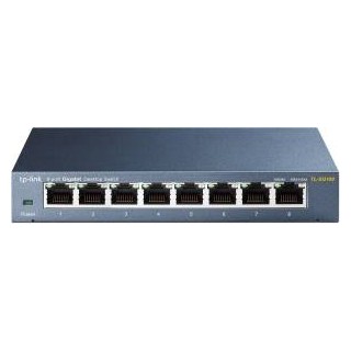 TP-Link TL-SG108 Desktop Switch 8 Porte Gigabit RJ45 Metal